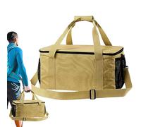 Camping Storage Bag - Portable Storage Organizer | Tote Bag with Shoulder Strap and Handle | for Overnight Outdoor Picnic Travel Moving Fishing Hiking