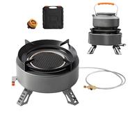 Camping Stove Burner - Compact Folding Kitchen Equipment, Camping Cooking Stove | For Outdoor Activities Hiking Backpacking Travel Trekking Men Women Kids Ni
