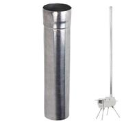 Camping Stove Chimney Pipe, Portable Tent Chimney, Tent Stove Chimney Pipe - Stove Chimney Pipe, Stainless Steel Straight Chimney Pipe, Camping Stove Accessories, Chimney Flue, Wood Stove Pipe for Hot