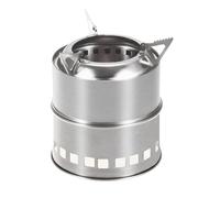 Camping Stove Fire Pit, Portable Camping Cooker Mini Wood Stove Outdoors Cookware Essentials Survival Equipment for Outdoor Garden Cooking BBQ