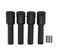 Camping Stove Leg Levelers, Adjustable Lightweight Spiral Design BBQ Stove Accessories with ABS Construction for Uneven Ground, Pack of 8 for Camp Grill and Outdoor