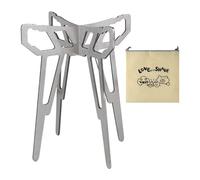 Camping Stove support- Anti-Slip Durable Material, Foldable Portable Bracket, Lightweight Aluminum Frame, High Heat Resistance Construction, Universal Kettle Holder | Backpacking Hiking Trips, Wilder