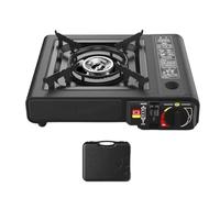 Camping stove, trekking stove, automatic ignition, precise heat control burner, survival equipment, outdoor equipment for camping, fishing, park, road trip, hiking, trekking, picnic