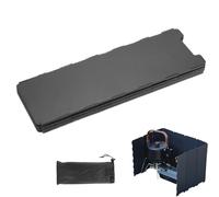 Camping Stove Windscreen- Foldable Design, 10-Plate Grill Wind Guard | Stove Shield With Carrying Bag Windproof Cover For Camp Kitchen, Backpacking, Outdoor Grills, Burner, Portable