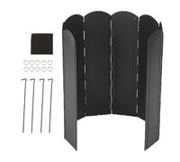 Camping Stove Windscreen, Folding Camping Stove Windshields Set, Outdoor Stove Wind Deflector, Camping Windbreak, Camping Wind Blocker for Camp, Multicolor, 50cm, Unisex