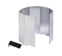 Camping Stove Windscreen Gas Stove Wind Shield Sturdy Outdoor Aluminum Alloy 9 Plates Barbecue Windproof Screen Protection Accessory Cooker Guard Cover