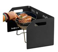 Camping Stove Windscreen - Portable Folding Burner Windshield, Outdoor Cooking Shield | Block for Camp Furnace Stove Guard Panel