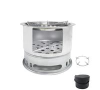 Camping Stove Wood Burning Portable Foldable, Fits Various Utensils Camping Cookware, for Camping Trips Picnics Hiking Backpacking Adventures Outdoor Cooking