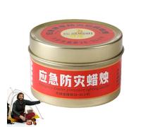 Camping Survival Candles, Unscented Long-Lasting Flame, with Portable Wind-Resistant Outdoor Candles, Versatile Campfire & Barbecue Accessory, Home Fishing Hiking Tool