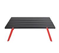 Camping Table, Collapsible Table Folding Camping Table with Dual Use Fasteners Outdoor Folding Table, Mini Portable Lightweight Camping Table, Aluminum Collapsible Table for