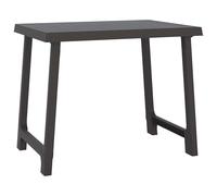 Camping Table Garden Picnic Table Outdoor Dining Table PP Wooden Look vidaXL