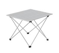 Camping Table Picnic Table Silver Lightweight Folding Outdoor Garden Balcony Market Kitchen Work Table Travel Table with Bag(Silver)