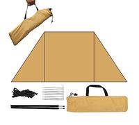 Camping Table Windscreen - Windshield Windbreaker | Beach Wind Blocker Windproof Foldable Grill for Outdoor Wind Weather