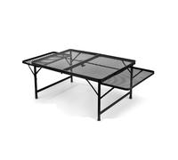 Camping Table with Grill Side Panels, Lightweight Portable Design for Outdoor BBQ and Patio Use