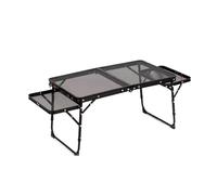 Camping Table with Grill Side Panels, Lightweight Portable Design for Outdoor BBQ and Patio Use