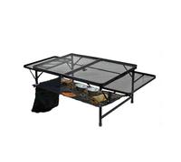 Camping Table with Grill Side Panels, Lightweight Portable Design for Outdoor BBQ and Patio Use