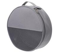Camping Tableware Bag Round Oxford Fabric Storage Bag for Plates Practical Picnic Plate Bag with Mesh Dividers and Zip Portable Camping Cutlery Bag for Outdoor Activities