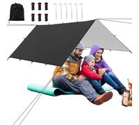 Camping Tarp - Lightweight Waterproof Shelter Cover for Outdoor Adventures | Durable Tarp for Backpacking, Survival, Picnic, Mountain Climbing and Street