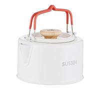 Camping Tea - 1100ml Stainless Steel | Camping with Anti-Burn Handle | For Coffee Fire Open Travel Hiking Picnic