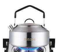 Camping Tea Kettle - Portable Camping Kettle, Lightweight Camping Teapot | Quick Boil Camping Kettle, Outdoor Camping Kettle, Compact Kettle for the