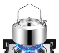 Camping Teapot | Campfire Kettle for Outdoor Camping - Portable Stainless Steel Camp Tea Kettle, Campfire Kettle, Campfire Coffee Boiler Kettle
