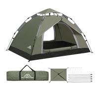 Camping Tent, 1-2 Person Instant Pop Up Tent,Waterproof Dome Large Lightweight 4 Seasons Tent,with Removable Outer Tarpaulin & Carry Bag,Easy Set-Up