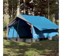 (blue) vidaXL Camping Tent 2 Persons Outdoor Lightweight Tent Dome Tent Waterproof