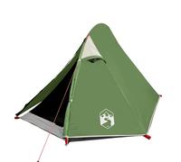 (green) vidaXL Camping Tent 2 Persons Outdoor Hiking Portable Dome Tent Waterproof