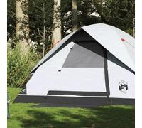Camping Tent 2P Green 185T Polyester PU Dome Waterproof Double-Zip 215x150x127cm