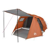 Camping Tent 4-Person Lightweight Dome Tent Blackout Fabric Waterproof vidaXL