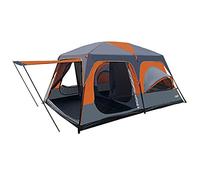 Camping Tent 6-8-10-12 People Tents with Top, Camping Tents & Shelters, 4 Mesh Windows, Double Layer Tent, 8 Person Cabin Tent for Backpacking Picnic Outdoor