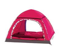 Camping Tent Automatic Quick Opening Camping Tent Large Space Super Breathable Outdoor Tent 2-3 Person Rainproof Tents For Adults(Rosso)