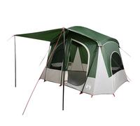 vidaXL Camping Tent Cabin 5-Person Green Waterproof UK