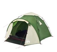 vidaXL Camping Tent Dome 3-Person Green Quick Release