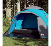 (Blue) vidaXL Camping Tent Dome 3-Person Lightweight Dome Tent Green Quick Release