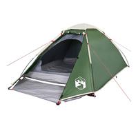 (green) vidaXL Camping Tent Dome 4-Person Lightweight Tent Patio Dome Tent Waterproof