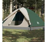 vidaXL Camping Tent Dome 6-Person Lightweight Tent Dome Tent Green Waterproof