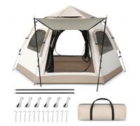 Camping Tent, Double Layer, Hexagonal | Four , Insulation Camping Tent, Mountaineering Rest, For Backpackers