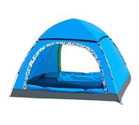 Camping Tent Family Tent, Compact Automatic Quick Opening Camping Tent Large Space Super Breathable Outdoor 2-3 Person Rainproof Festivals, Outdoor(Blue)