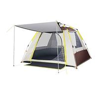 Camping Tent Family Tent, Compact Sunscreen Ventilation Camping Tent Instant Pop Up Beach Waterproof Outdoor Sun Shelter Party Festivals, Outdoor(A,210x150x135cm)