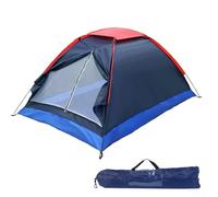 Camping Tent for 2 Persons, Lightweight Dome Design | Rain Fly and Ventilated Mesh Door for Hiking, Fishing, Beach Trips and Garden Sun Shield Use