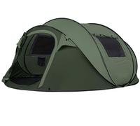 Camping Tent for 5-6 Persons - Instant Pop Up, Automatic Setup, Waterproof, Lightweight Dome with 2 Ventilation Windows - Ideal for Outdoor Beach Family Camping