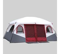 Camping Tent for 8-12 Person Outdoor Doble Layer Family Tent Portable Cabana Tent UV Protection Sun Shelter for Outdoor Camping Hiking Fishing Household faucets