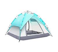 Camping Tent Fully Automatic Pop-up Tents Waterproof Camping Folding Travel Easy To Carry 3-4 People Outdoor Tent Outdoors(Blue)