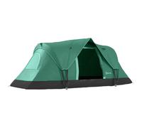 Outsunny 5-6 Man Dome Camping Tent Hiking Shelter UV Protection 3000mm Water Resistant Tunnel Tent - Dark Green