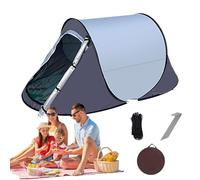 Camping Tent - Instant Portable Tent with Sun Protection for 1-2 People | Lightweight Protection for Travel Calculation to Fold the Tent Hut Automatically for Outdoor Use
