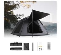 Camping Tent It Pops Up In Three Seconds,5000 mm Waterproof Large Family Tent Premium Sturdy Big Tents for Camping Hiking Picnic Garden 4 People