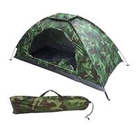 Camping Tent One Man Tent Waterproof & Sun Resistant 1 Person Backpacking Tent Camouflage Patterns Hiking Tent Lightweight Small Tents with Storage Bag Easy Setup for Camping Hiking
