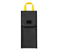 Camping Tent Peg Bag Outdoor Ground Stake Organizer with | Hammer Holder Double Layer Nylon Storage Pouch for 20cm 30cm Stakes Portable Travel Accessory for Hiking Backpacking