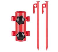 Camping Tent Rod Holder Canopy Fixed Tube Stand With Peg Adjustable Awning Accessories Adjustable Tent Awning Steel